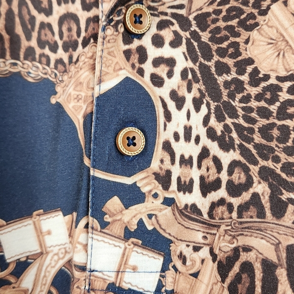 V.I.P. Collection Italian Style Men's Shirt, Size Large - Picture 5 of 8